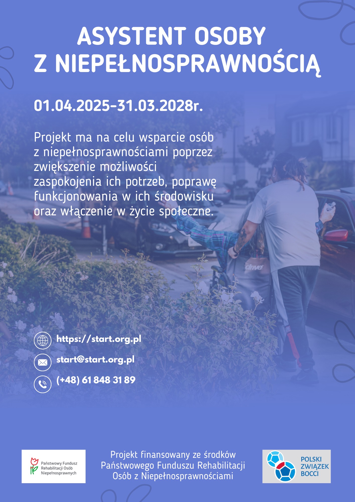 Informujemy o rozpoczęciu rekrutacji do projektu „Asystent Osoby z Niepełnosprawnością”.